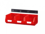 Vipa V/940-3 Fali Műanyag Tároló Rendszer, piros