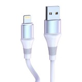 Vipfan Colorful X08 USB-A - Lightning kábel 3A, 1.2m fehér (X09LT) (X09LT) - Adatkábel