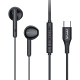 Vipfan M18 vezetékes (USB-C) fülhallgató fekete (M18) - Fülhallgató