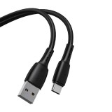 Vipfan Racing X05 USB-A - USB-C kábel 3A, 3m fekete (X05TC-3m-black) (X05TC-3m-black) - Adatkábel