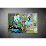 Virág,Üveg Vászonkép 049 fes-049