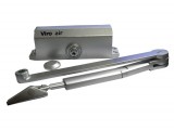 VIRO Hidraulikus ajtóbehúzó, kiakasztható, ezüstszínű, 85-110 cm-es, 45-85 kg  tömegű ajtókhoz