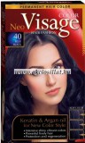 Visage Color Krémhajfesték 40. Kékes Fekete