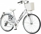 Visitor Fashion városi kerékpár Fehér váltós