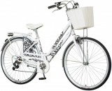 Visitor Fashion városi kerékpár Fehér váltós