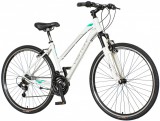 Visitor Terra Lady női crosstrekking kerékpár Fehér-Menta