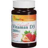 Vitaking D3-Vitamin Epres Rágótabletta 90 db