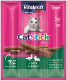 Vitakraft Cat Stick Classic - kacsa és nyúl 3 db