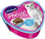 Vitakraft Poésie aszpikos macskaeledel lazaccal és spenóttal alutálkában (15 x 85 g) 1.28kg