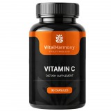 VitalHarmony C-Vitamin Kapszula (90 db – 1000 mg) – Magas dózisú, tiszta L-aszkorbinsav az immunrendszer védelmére