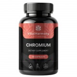 VitalHarmony Króm-pikolinát kapszula (90 db – 200 µg) – Prémium anyagcsere-támogató és vércukorszint-szabályozó formula