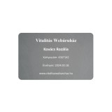 Vitalitás Klubtagsági kártya