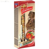 Vitapol Smakers rúd degunak 2db 90g dió/gyüm/rózsa szir.