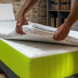 Vitaroll - Akupresszúrás 7 zónás Fedőmatrac Bamboo huzattal