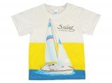 Vitorlás| rövid ujjú fiú póló (méret:104-152)