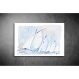 Vitorlások Vászonkép 026 fes-026