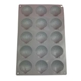 VIVA Fésűkagyló szilikon forma csokihoz, és bonbonhoz