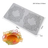 VIVA Levél koszorú tuile szilikon forma