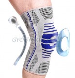 VIVAFIT ORTOCARE Térdszorító térdvédő szilikon betéttel és fémmerevítéssel GYVFTSZS