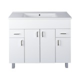 VivaStyle EKONOMIK PLUS 100 lábon álló fürdőszobabútor Sanovit SOFT 13100 mosdóval - 100 x 45,5 cm