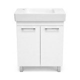 VivaStyle PANEL- KMT 60 lábon álló fürdőszobabútor CeraStyle SHARP - BAL CSAPLYUKAS mosdóval 60x30cm