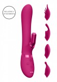 Vive Chou - akkus, cserélhető fejes csiklókaros vibrátor (pink)