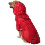 Vízálló, kapucnis kutya esőkabát, 5XL, piros