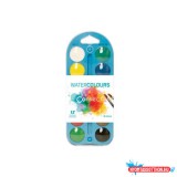 Vízfesték készlet, 10db-os, 40mm. festékgombokkal Connect