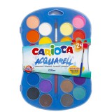 Vízfesték készlet 24 színnel 30mm - Carioca