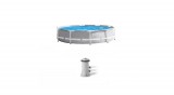Vízforgatós medence szett, fémvázas 305x76 cm INTEX PRISM FRAME POOL 26702