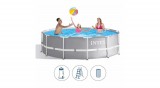 Vízforgatós medence szett, fémvázas 366 x 99 cm - INTEX PRISM FRAME POOL 26716