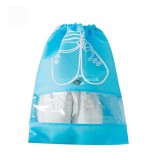 Vízhatlan cipőzsák sötétkék színben - utazáshoz és sportoláshoz ideális tároló megoldás