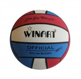 Vízilabda, 3-as méret – piros fehér kék – Winart Extra Grip water polo ball No. 3