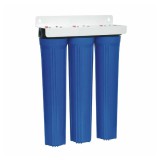 VM Slim 20" tripla szűrőház rendszer légtelenítővel 3/4"x3/4"