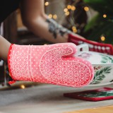 Vog&Arths Edényfogó kesztyű szilikon borítással - 29,5 x 18,5 cm - piros