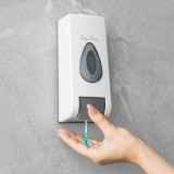 Vog&Arths Szappanadagoló - kézzel működtethető - 350 ml - fali - fehér