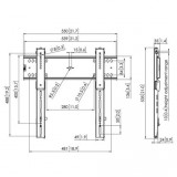 Vogel's PFW4510 Fali TV konzol zárható