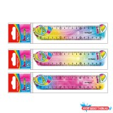 Vonalzó 15 cm, flexibilis Keyroad Flex Draw színátmenetes