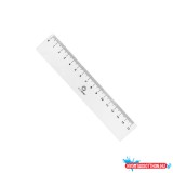 Vonalzó 15cm, műanyag Bluering®