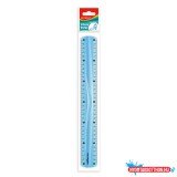 Vonalzó 30 cm, flexibilis Keyroad vegyes színek