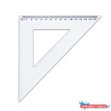 Vonalzó háromszög 45° 15,5cm, műanyag Antilop