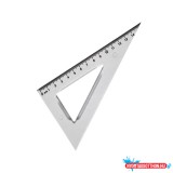 Vonalzó háromszög 60° 15,5cm, műanyag