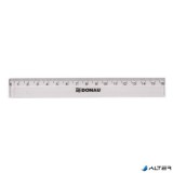 Vonalzó, műanyag, 16 cm, DONAU