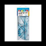 Vonalzó szett szögmérővel 4db-os - Carioca