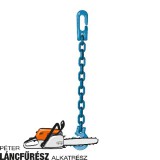 Vonólánc 8 mm L 1,5 m G., megengedett vonóerő 6000 Dekanewton, 100 blau