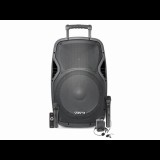 Vonyx AP-1500ACCU PLUS (15") 800W akkumulátoros hordozható hangfal (3xMik + MP3 + Bluetooth)