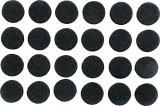 Vorel Öntapadós csúszásgátló alátét bútorokhoz kerek fekete 10 mm (24 db/cs)