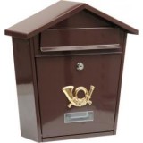 Vorel postaláda 380x320x105, barna (TOY-78582)