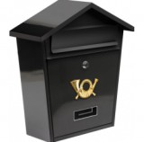 Vorel postaláda 380x320x105, fekete (TOY-78580)