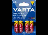 Varta Longlife Max Power LR6 AA ceruza alkáli elem, 4db